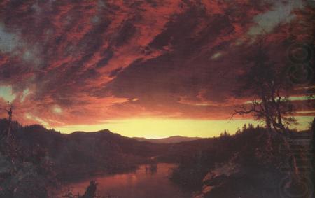 Twilight in the Wilderness (nn03), Frederick Edwin Church